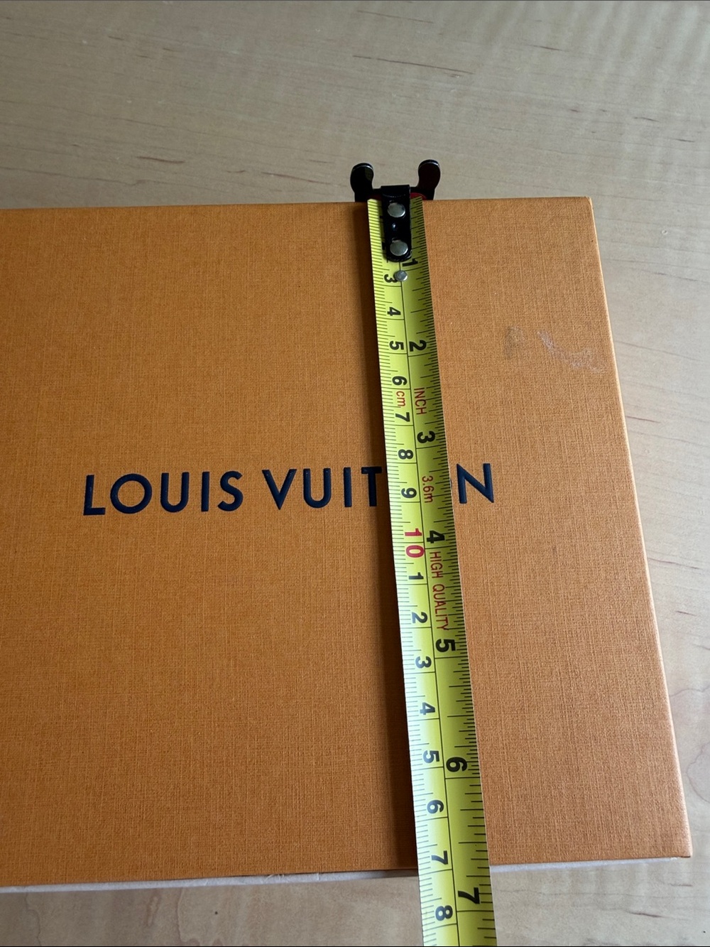 LOUIS VUITTON Box Orange Slide Style - Picture 5 of 7
